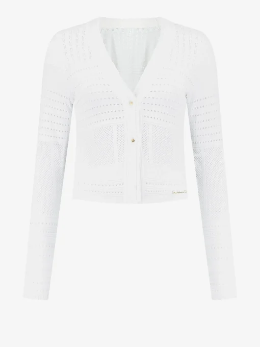 Ajour knit cardigan