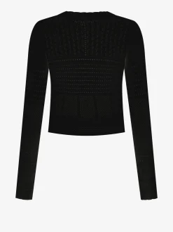 Ajour knit cardigan