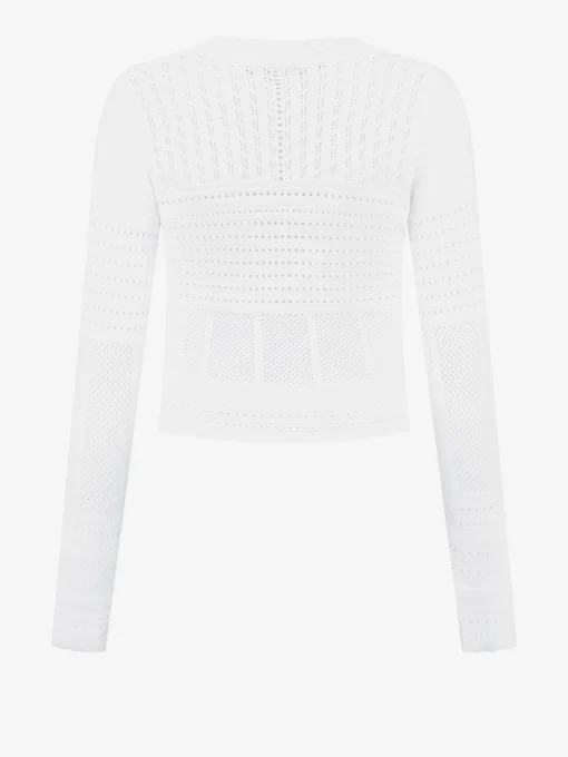 Ajour knit cardigan