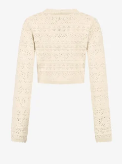 Ajour knit Cropped Top