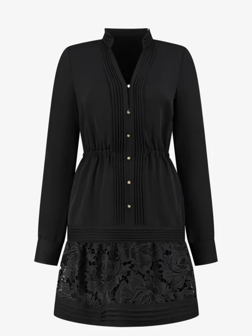 A-line jurk met kant