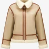 Alleen in de winkel - Lammy coat met contrast biezen