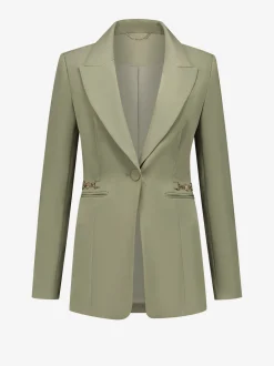 Blazer met ketting detail