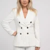 Blazer met krijtstreep