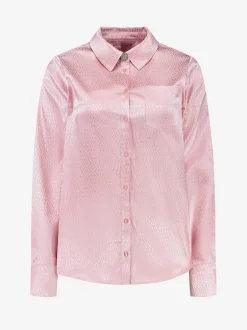 Blouse met all over N logo