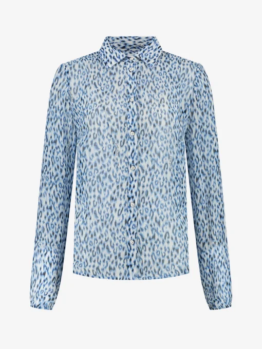 Blouse met dierenprint