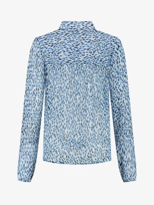 Blouse met dierenprint