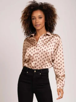 Blouse met FH patroon