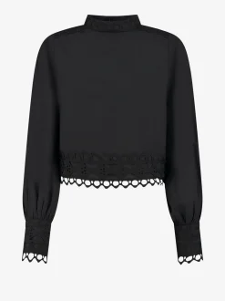 Blouse met kant detail