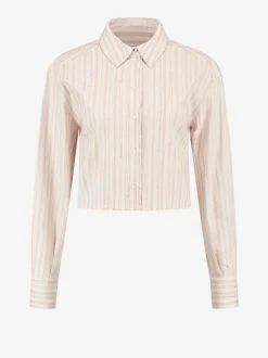Blouse met logo patroon