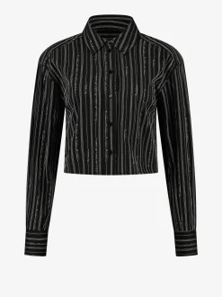 Blouse met logo patroon
