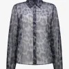 Blouse met luipaardprint