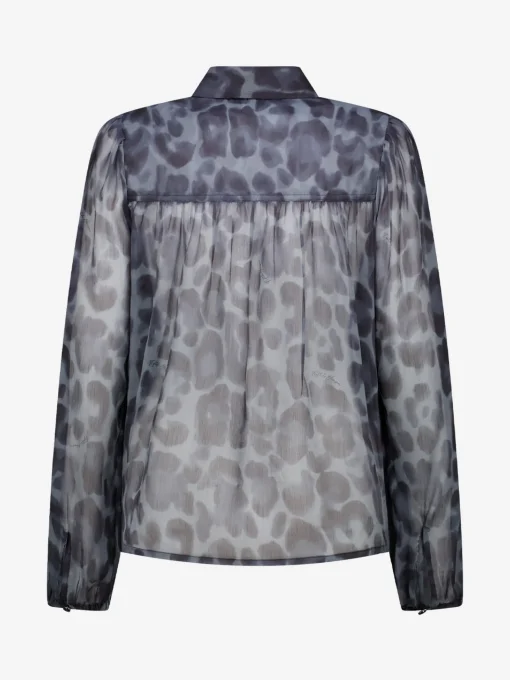 Blouse met luipaardprint