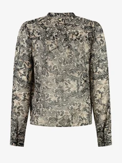 Blouse met slangen print