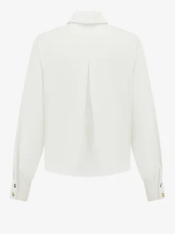 Blouse met strikkoord