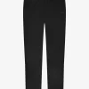 Broek met elastische tailleband en koord