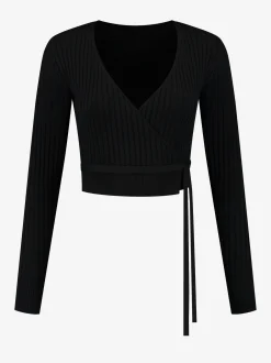 Cardigan met strikkoord