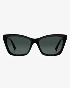 Cat-eye zonnebril met acetaat montuur
