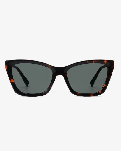 Cat-eye zonnebril met acetaat montuur