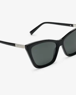 Cat-eye zonnebril met acetaat montuur
