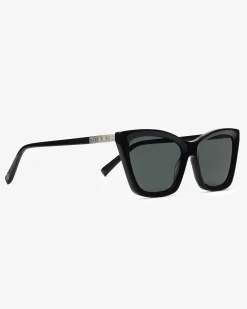Cat-eye zonnebril met acetaat montuur