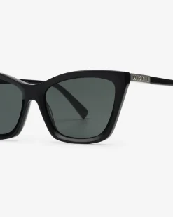 Cat-eye zonnebril met acetaat montuur