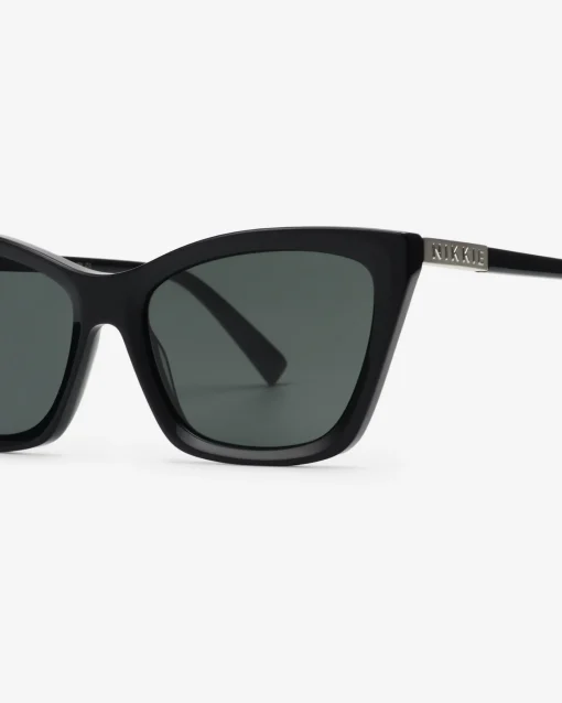Cat-eye zonnebril met acetaat montuur