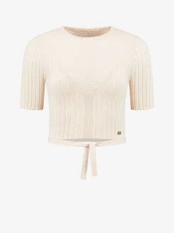 Crop Top met strikkoord
