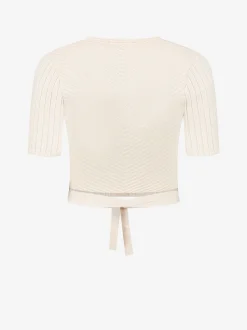 Crop Top met strikkoord