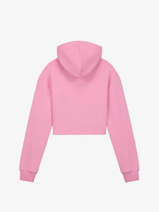 Cropped hoodie met ring