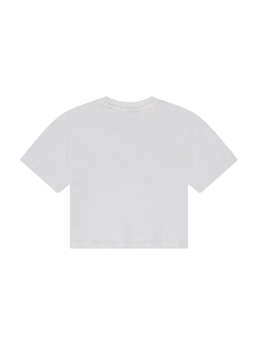 Cropped T-shirt met grafisch NIK&NIK logo