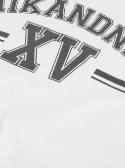 Cropped T-shirt met grafisch NIK&NIK logo