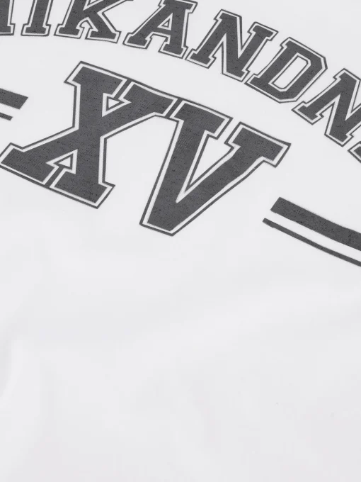Cropped T-shirt met grafisch NIK&NIK logo