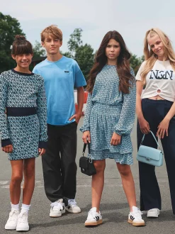 Cropped T-shirt met NN-logo