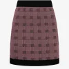 Fitted geruite rok