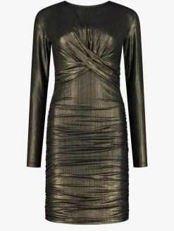 Fitted metallic jurk