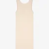 Fitted rib dress