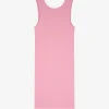 Fitted rib dress