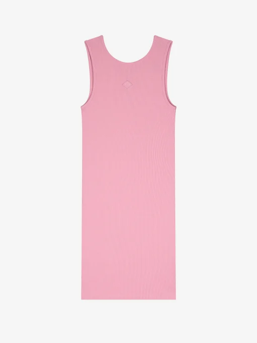 Fitted rib dress