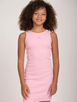 Fitted rib dress