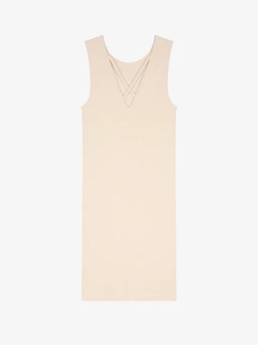 Fitted rib dress