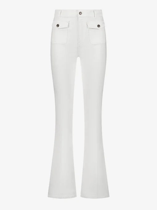 Flare broek met voor zakken