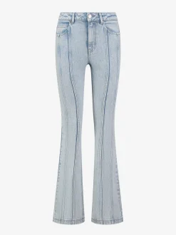 Flare jeans met detail