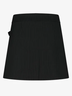 Geplooide rok met riemen