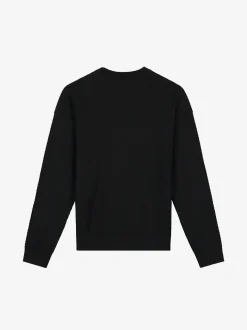 Geribbelde trui met logo