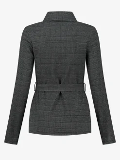 Geruite Blouse met ceintuur