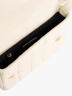 Gewatteerde schoudertas met N-logo