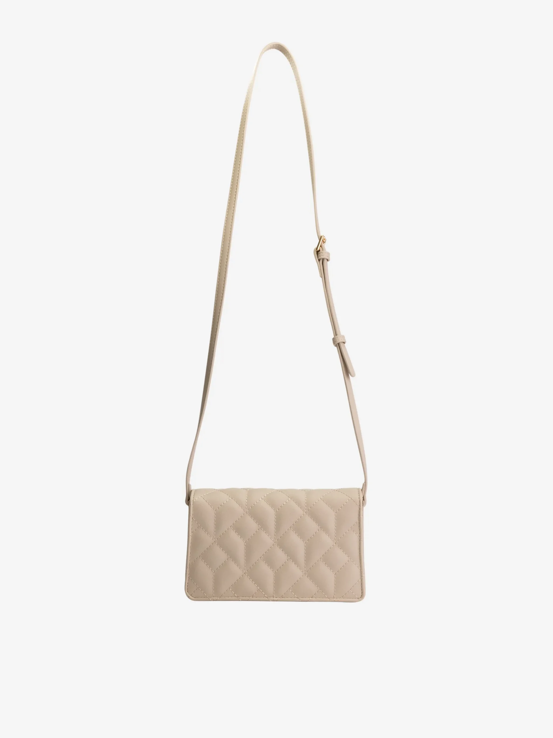 Gewatteerde schoudertas met N-logo