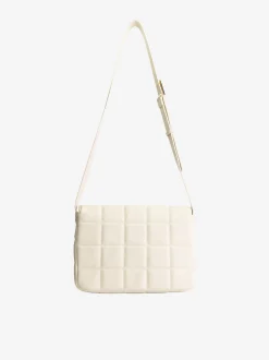 Gewatteerde schoudertas met N-logo