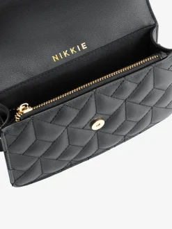 Gewatteerde schoudertas met N-logo